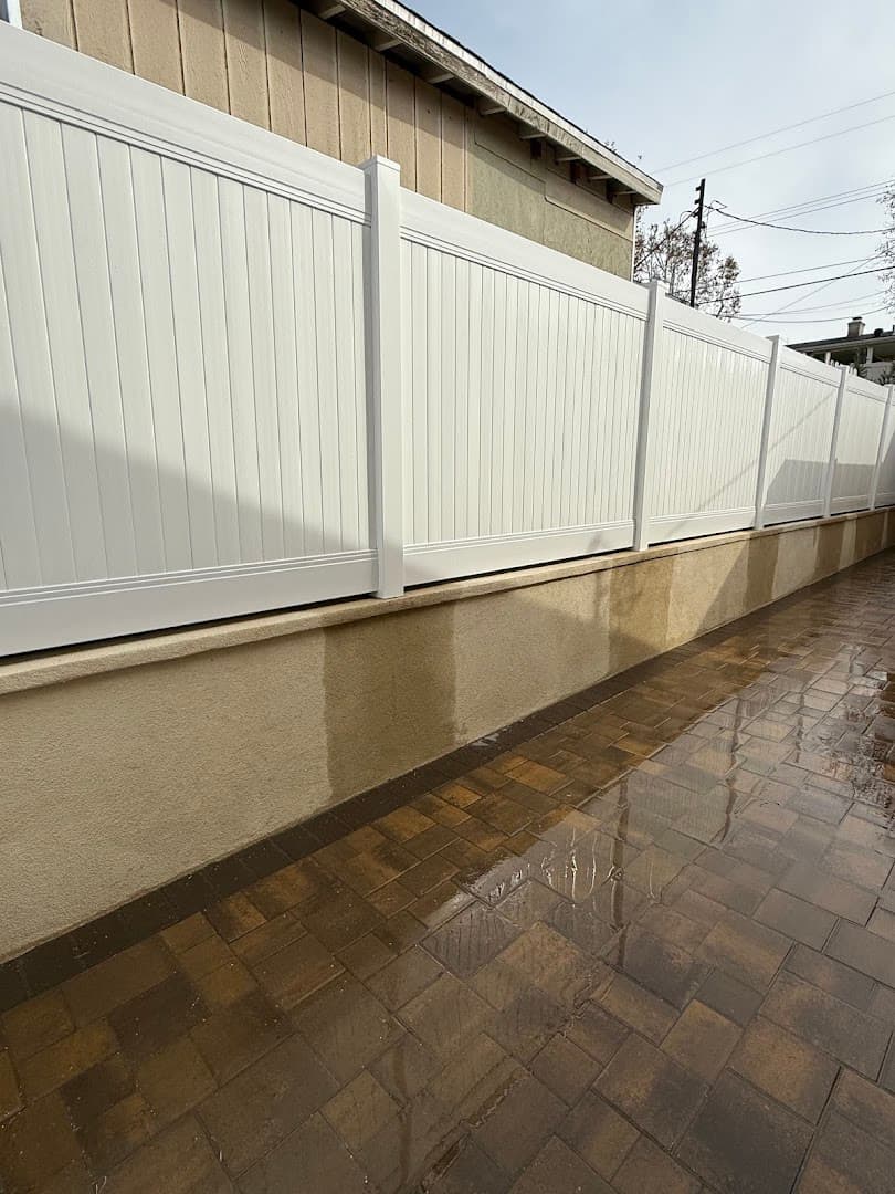 Vinyl Land Fencing image 2